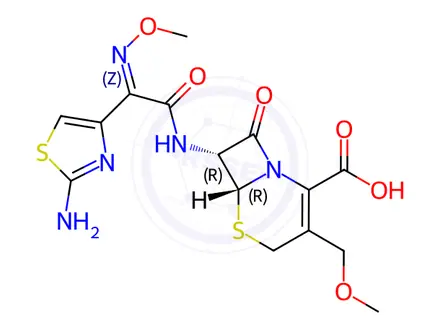 Chemical structure of Cefpodoxime proxetil impurity A