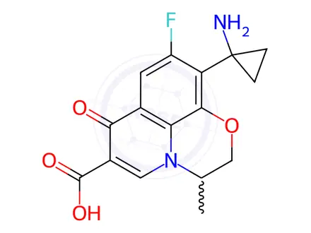 Chemical structure of Pazufloxacin Mesylate Impurity 14