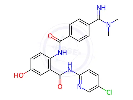 Chemical structure of Betrixaban Impurity 1