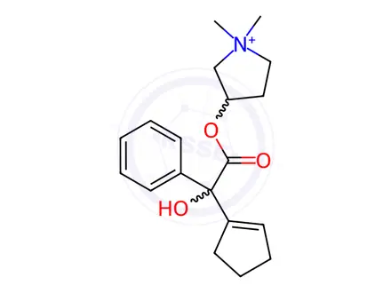 Chemical structure of Glycopyrrolate Impurity 3