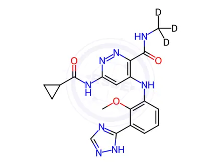 Chemical structure of Deucravacitinib Impurity 6