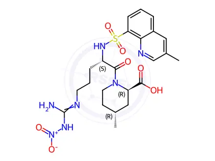 Chemical structure of Argatroban impurity 17