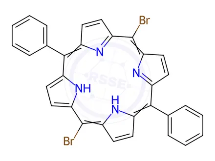 Chemical structure of Porphine Impurity 9