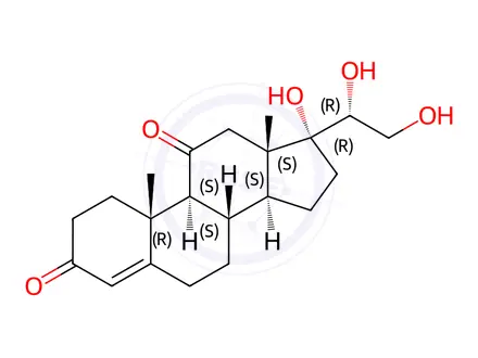 Chemical structure of Hydrocortisone Impurity 53