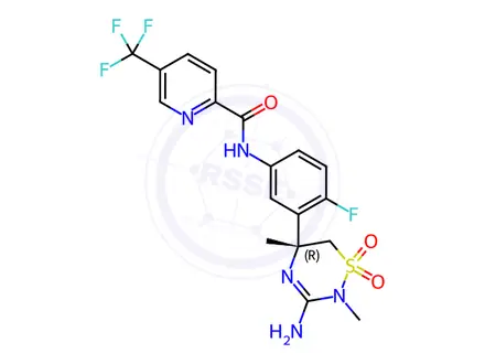 Chemical structure of Verubecestat Impurity 112
