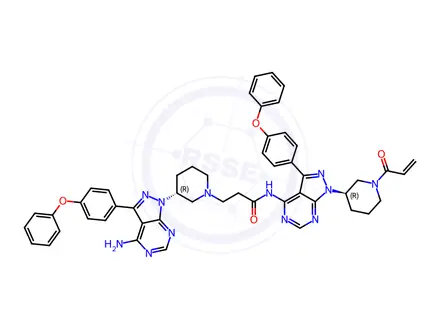 Chemical structure of Ibrutinib Impurity 52