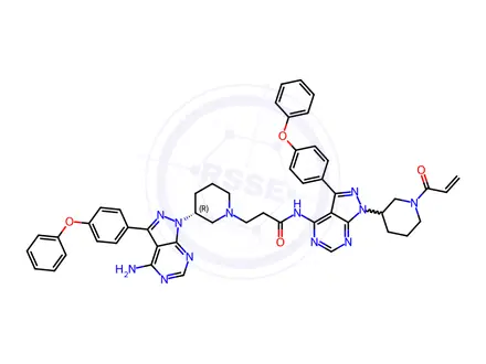 Chemical structure of Ibrutinib Impurity 255