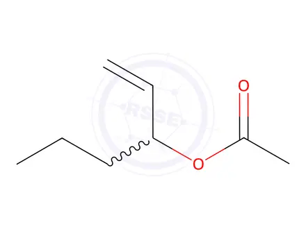 Chemical structure of 1-HEXEN-3-YL ACETATE
