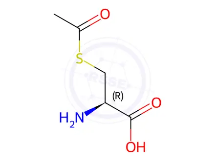 Chemical structure of Acetylcysteine Impurity 7