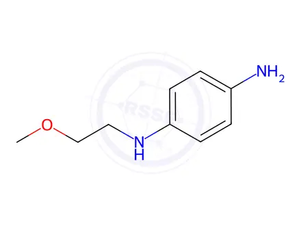 Chemical structure of N’-(2-Methoxyethyl)benzene-1,4-diamine Dihydrochloride