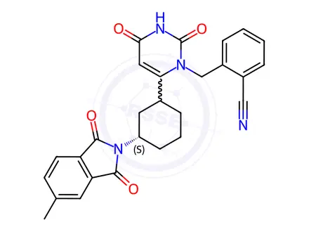 Chemical structure of Alogliptin Benzoate Impurity 128