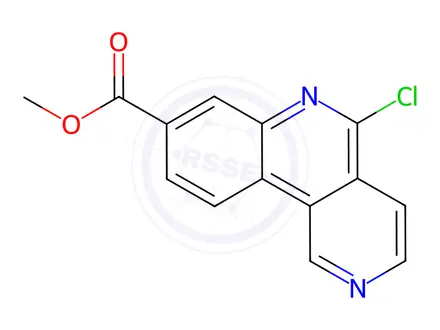 Chemical structure of Methyl 5-chlorobenzo[c][2,6]naphthyridine-8-carboxylate