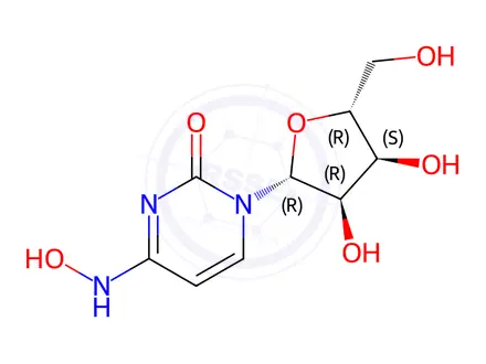 Chemical structure of MolnupiravirImpurity1
