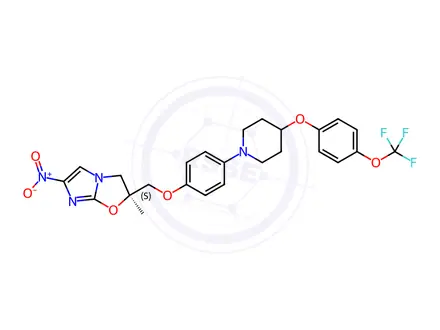 Chemical structure of Delamanid Impurity 12