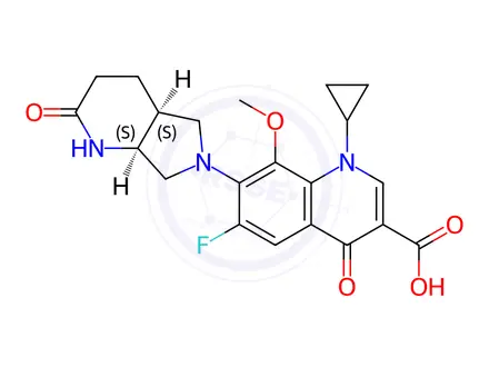 Chemical structure of Moxifloxacin Impurity 29
