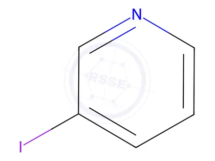 Chemical structure of 3-Iodopyridine
