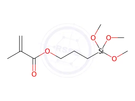 Chemical structure of 2-Propenoic acid, 2-methyl-, ethyl ester, polymer with butyl 2-propenoate and 3-(trimethoxysilyl)propyl 2-methyl-2-propenoate