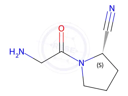 Chemical structure of Vildagliptin Impurity 28