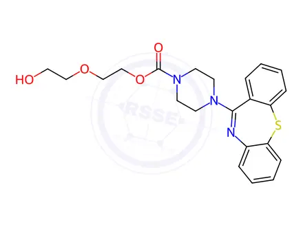 Chemical structure of Quetiapine Impurity 1