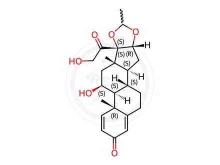 Chemical structure of Budesonide EP Impurity B