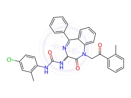 Chemical structure of YM 022 Impurity 70