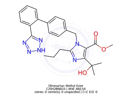 Chemical structure of Olmesartan Medoxomil Impurity L