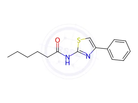 Chemical structure of N-(4-Phenylthiazol-2-yl)hexanamide