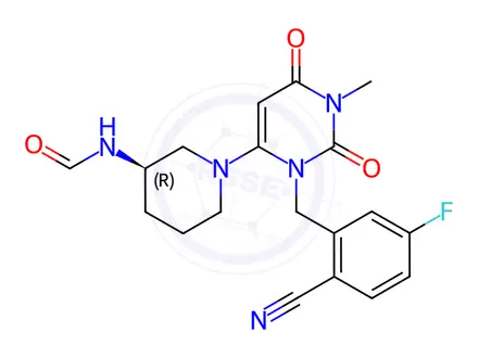 Chemical structure of Trelagliptin impurity 23