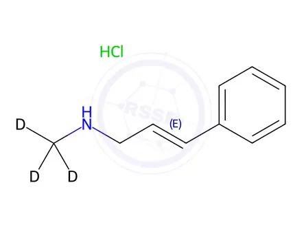 Chemical structure of (E)-N-Methylcinnamylamine-d3