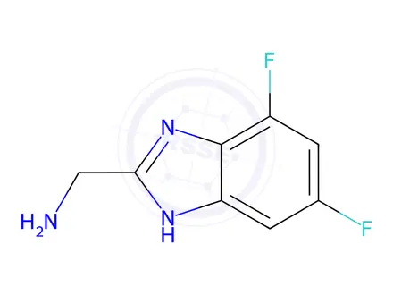 Chemical structure of (4,6-Difluoro-1H-benzo[d]imidazol-2-yl)methanamine