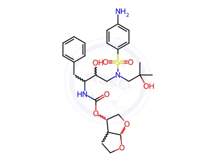 Chemical structure of Hydroxy Darunavir