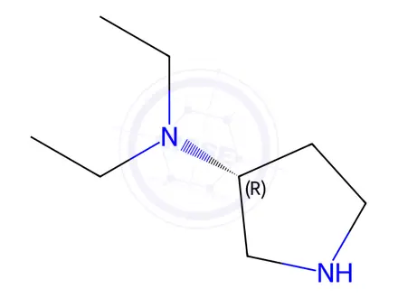 Chemical structure of (R)-N,N-Diethylpyrrolidin-3-aMine dihydrochloride