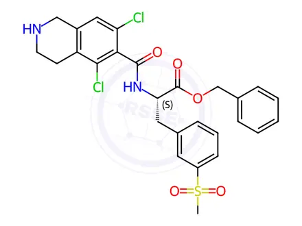 Chemical structure of Lifitegrast Impurity 2