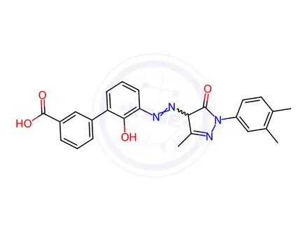 Chemical structure of Eltrombopag Olamineg Impurity 68