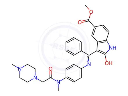 Chemical structure of Nintedanib Impurity D