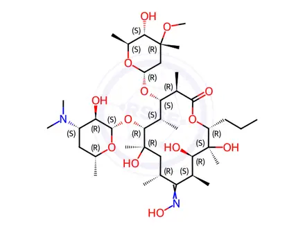 Chemical structure of Azithromycin Impurity 35