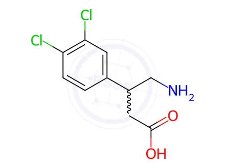 Chemical structure of Baclofen EP Impurity F