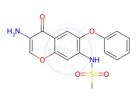 Chemical structure of Iguratimod Impurity I