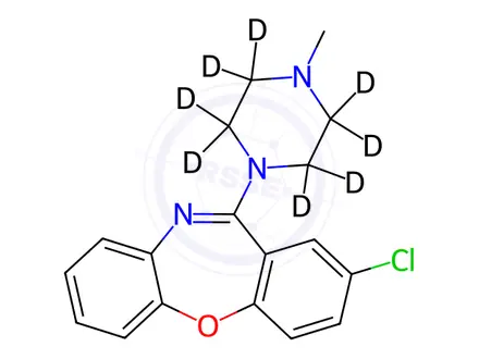 Chemical structure of Loxapine-d8 Hydrochloride