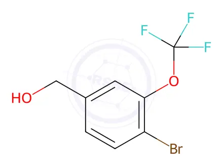 Chemical structure of (4-Bromo-3-(trifluoromethoxy)phenyl)methanol