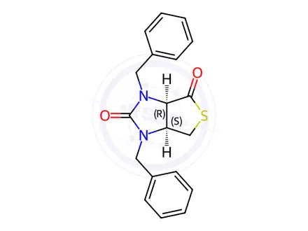 Chemical structure of Biotin Impurity 1