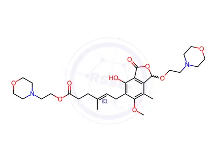 Chemical structure of Mycophenolate Mofetil EP Impurity B