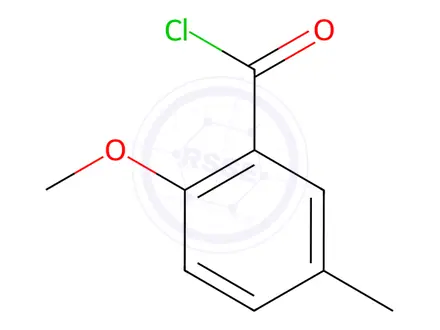 Chemical structure of Benzoyl chloride, 2-methoxy-5-methyl-(9CI)