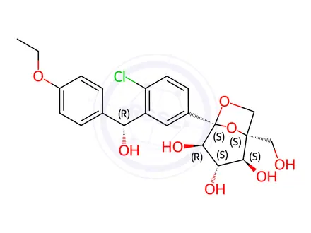 Chemical structure of Ertugliflozin Impurity 38