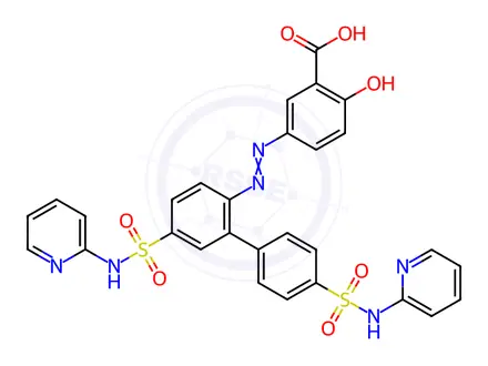 Chemical structure of Sulfasalazine-Impurity G