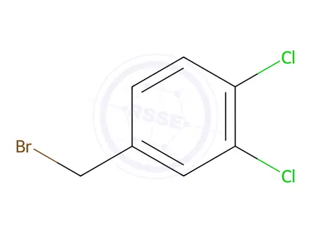 Chemical structure of 2,4-Dichlorobenzyl Alcohol Impurity 22 (3,4-Dichlorobenzyl Bromide)