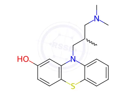 Chemical structure of Levomepromazine Impurity 2 HCl