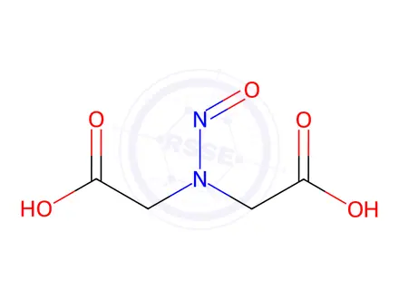 Chemical structure of N-Nitroso Triacetic Acid Impurity 2