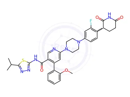 Chemical structure of Alcaftadine Impurity Maleate