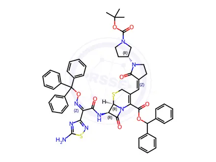 Chemical structure of Ceftobiprole Impurity 19